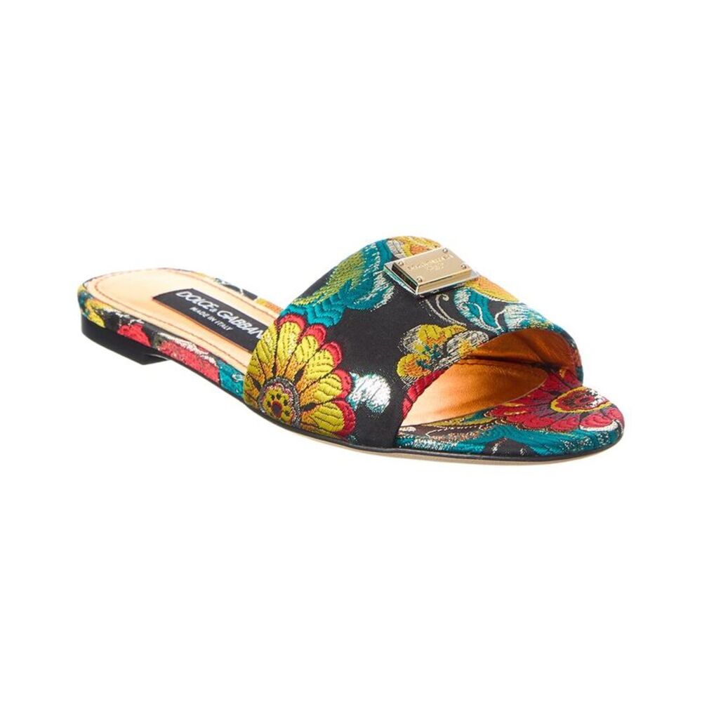 Dolce & Gabbana Dg Canvas Sandal, Mutli